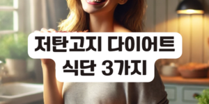 저탄고지 다이어트 식단