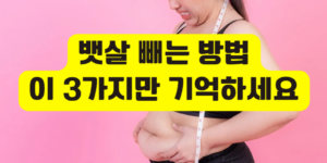 뱃살 빼는 방법