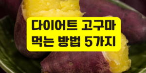 다이어트 고구마