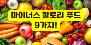 마이너스 칼로리 푸드