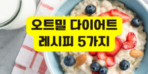 오트밀 다이어트 레시피