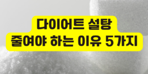 다이어트 설탕