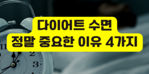 다이어트 수면