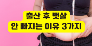 출산 후 뱃살
