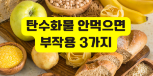 탄수화물 안먹으면 부작용